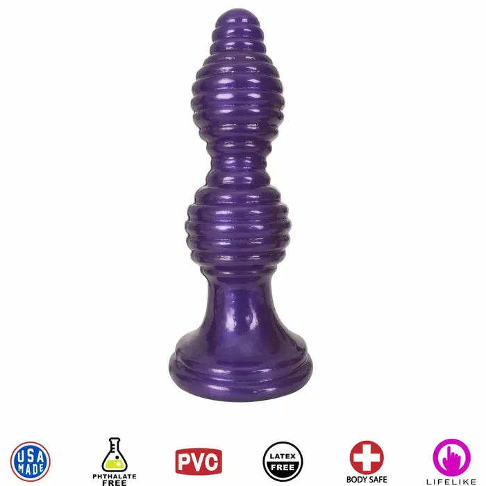 Curve Toys Male Sex Toys The Queen Ribbed Anal Plug ndash Curve Toys Male Sex Toys The Queen Ribbed Anal Plug ndash