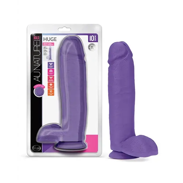 Dildos Blush Au Naturel Bold Huge 10 in Posable Dual Density Dildo with Balls Suction Cup Pink Blush Dildos Blush Au Naturel Bold Huge 10 in Posable Dual Density Dildo with Balls Suction Cup Pink Blush