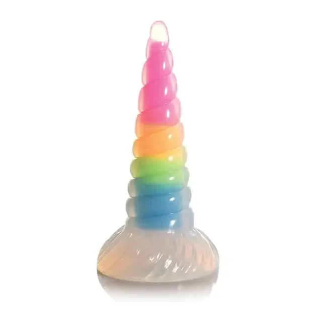 Dildos Creature Cocks Creature Cocks Uni Glow in the Dark Silicone Dildo