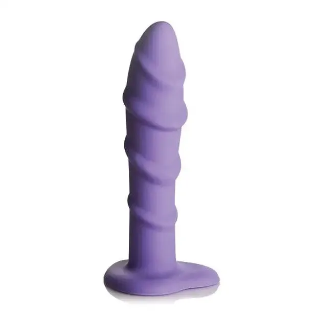 Dildos Curve Toys Simply Sweet Swirl Silicone Dildo 7in Purple Dildos Curve Toys Simply Sweet Swirl Silicone Dildo 7in Purple