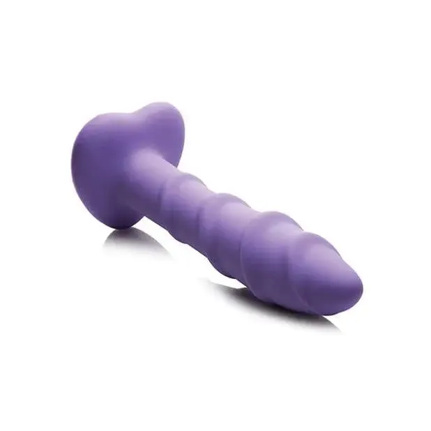 Dildos Curve Toys Simply Sweet Swirl Silicone Dildo 7in Purple Dildos Curve Toys Simply Sweet Swirl Silicone Dildo 7in Purple