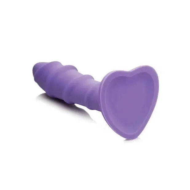 Dildos Curve Toys Simply Sweet Swirl Silicone Dildo 7in Purple Dildos Curve Toys Simply Sweet Swirl Silicone Dildo 7in Purple