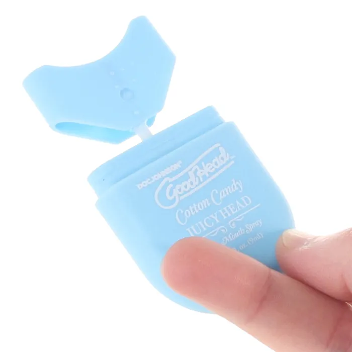 Dildos Doc Johnson GoodHead Juicy Head Dry Mouth Spray ToGo in Cotton Candy Dildos Doc Johnson GoodHead Juicy Head Dry Mouth Spray ToGo in Cotton Candy