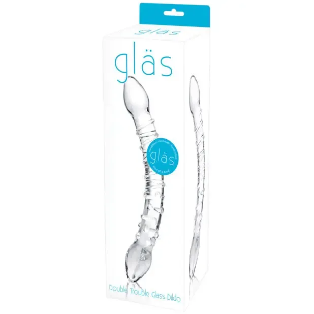 Dildos glas Glas 10 in Double Trouble Glass Dildo Dildos glas Glas 10 in Double Trouble Glass Dildo