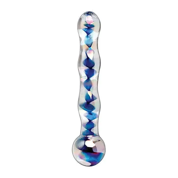 Dildos Icicles Icicles No 8 Hand Blown Glass Massager Clear Winside Blue Swirls Dildos Icicles Icicles No 8 Hand Blown Glass Massager Clear Winside Blue Swirls