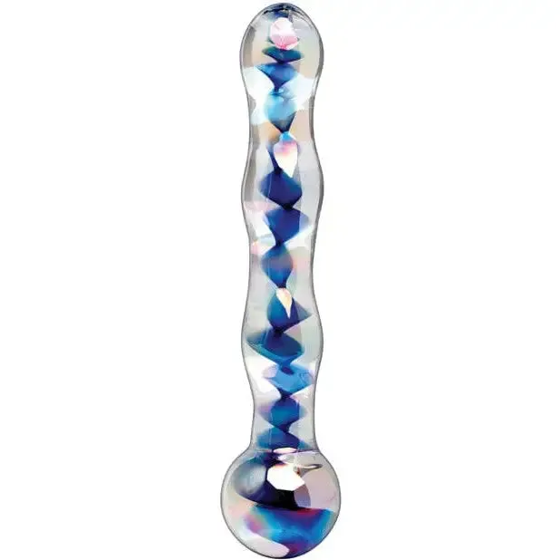 Dildos Icicles Icicles No 8 Hand Blown Glass Massager Clear Winside Blue Swirls Dildos Icicles Icicles No 8 Hand Blown Glass Massager Clear Winside Blue Swirls