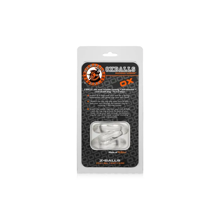 Dildos Oxballs ZBalls Ball Stretcher Clear Oxballs