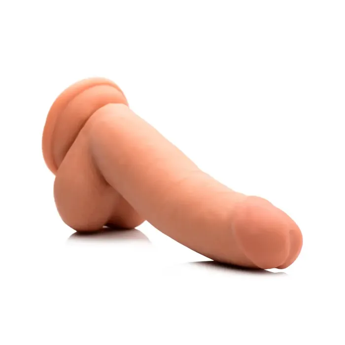 Dildos XR Brands 8 Inch Ultra Real Dual Layer Suction Cup