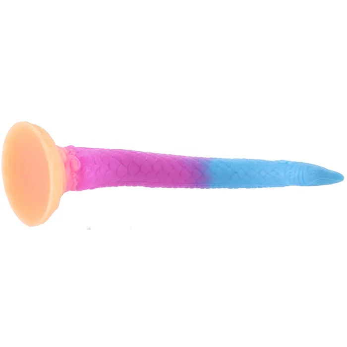Dildos XR Brands Creature Cocks Makara Glow in the Dark Snake Dildo