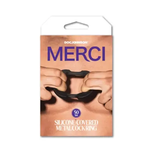 dj Male Sex Toys Merci The Paradox SiliconeCovered Metal CRing 50mm