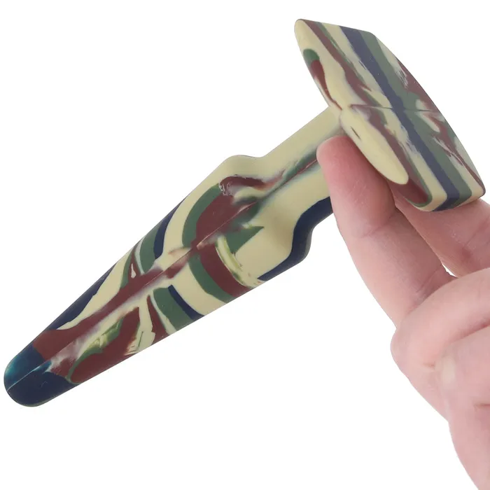 Doc Johnson APlay Groovy 5 Inch Anal Plug in Camo Anal