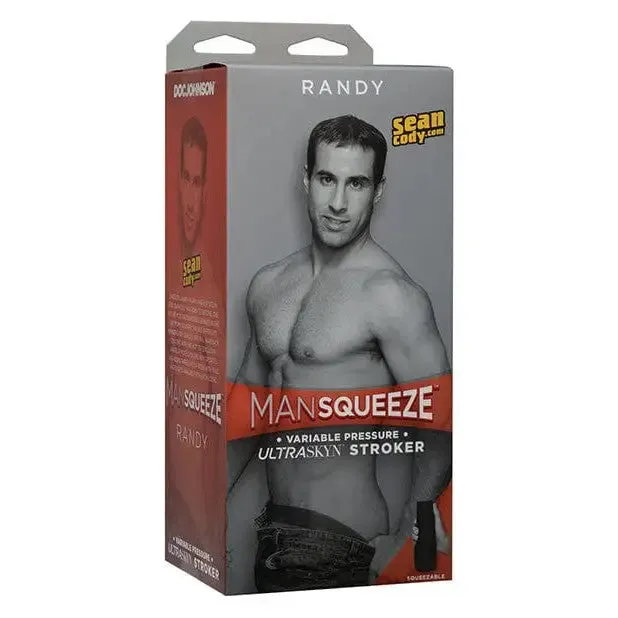 Doc Johnson Male Sex Toys Man Squeeze ULTRASKYN Stroker Randy