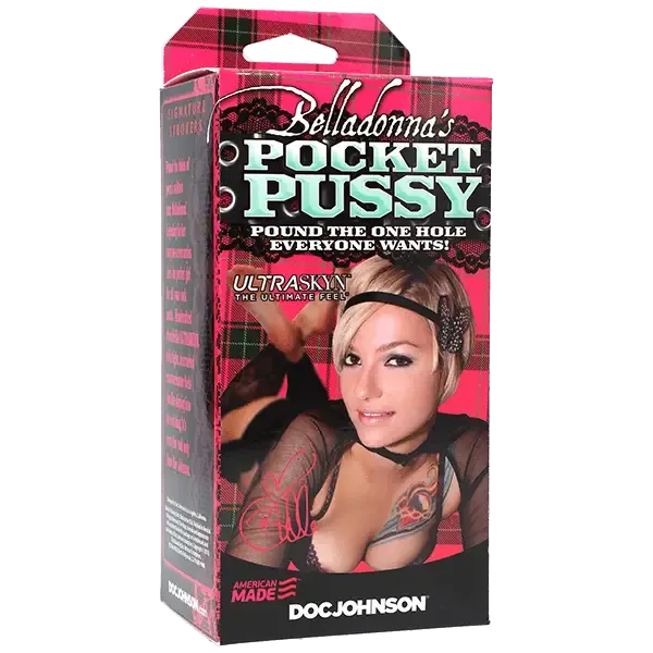 Doc Johnson Male Sex Toys Signature Strokers Belladonnas ULTRASKYN Pocket Pussy Doc Johnson Male Sex Toys Signature Strokers Belladonnas ULTRASKYN Pocket Pussy