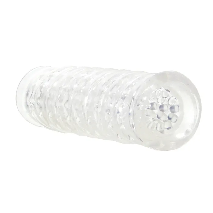 Dr Joel Kaplan Clear Stroker Reversible Masturbator CalExotics Male Sex Toys Dr Joel Kaplan Clear Stroker Reversible Masturbator CalExotics Male Sex Toys