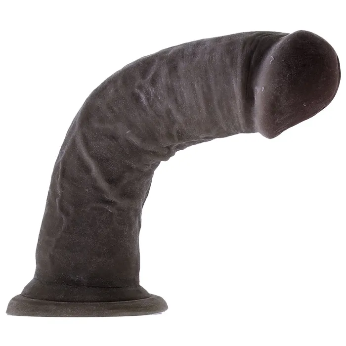 Dr Skin Plus 8 Inch Thick Posable Dildo in Black Blush Dildos Dr Skin Plus 8 Inch Thick Posable Dildo in Black Blush Dildos