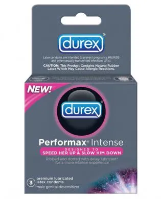 Durex Anal Durex Performance Intense Condom Box Of 3