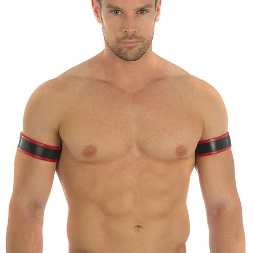 Edged Rubber Bicep Strap REGULATION Dildos