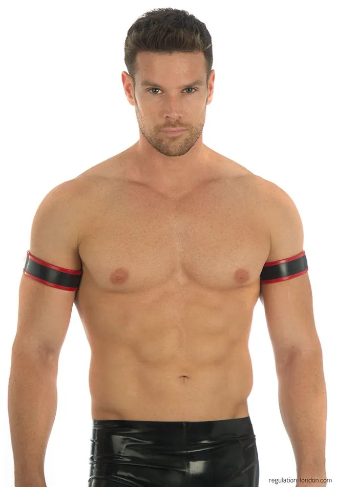 Edged Rubber Bicep Strap REGULATION Dildos