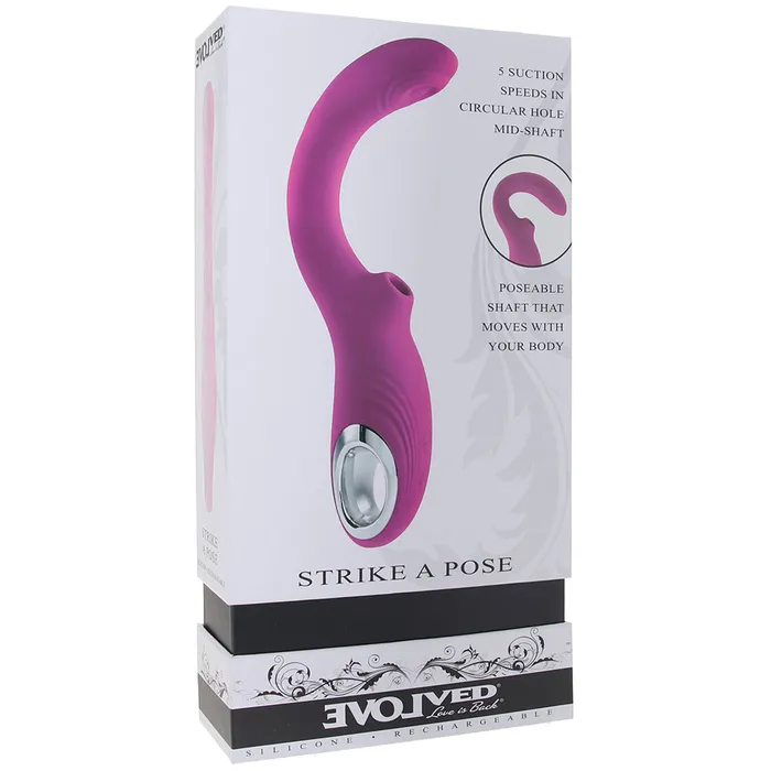 Evolved Novelties Female Sex Toys Strike A Pose Tapping Suction Stimulator
