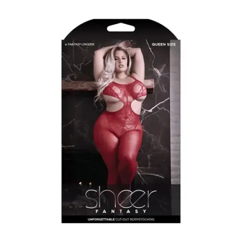 Fantasy Lingerie Bodystockings Playsuits Fantasy Lingerie Sheer Unforgettable Cutout Bodystocking Red Queen Size Fantasy Lingerie Bodystockings Playsuits Fantasy Lingerie Sheer Unforgettable Cutout Bodystocking Red Queen Size