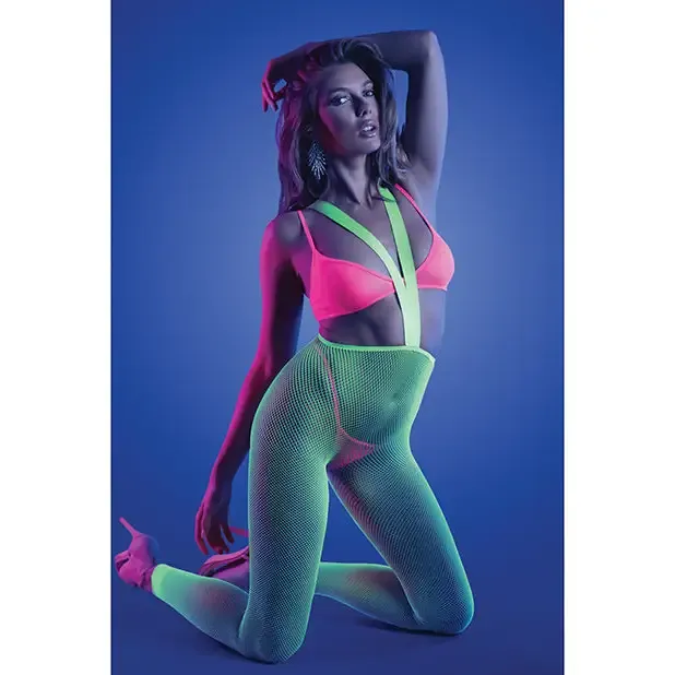 Fantasy Lingerie Female Sex Toys Fantasy Lingerie Glow Come Alive 3Piece Bralette GString Suspender Stockings Set Neon Green Queen Size Fantasy Lingerie Female Sex Toys Fantasy Lingerie Glow Come Alive 3Piece Bralette GString Suspender Stockings Set Neon Green Queen Size