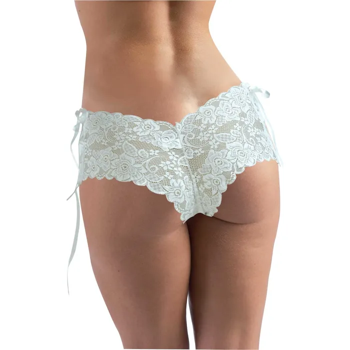 Female Sex Toys ACI ACI Naughty Wear White Lace Panties with Side Criss Cross Ties Medium Female Sex Toys ACI ACI Naughty Wear White Lace Panties with Side Criss Cross Ties Medium