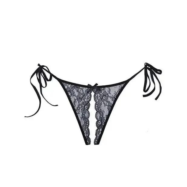 Female Sex Toys Allure Lingerie Adore Sugar Tie Side Open Lace Panty