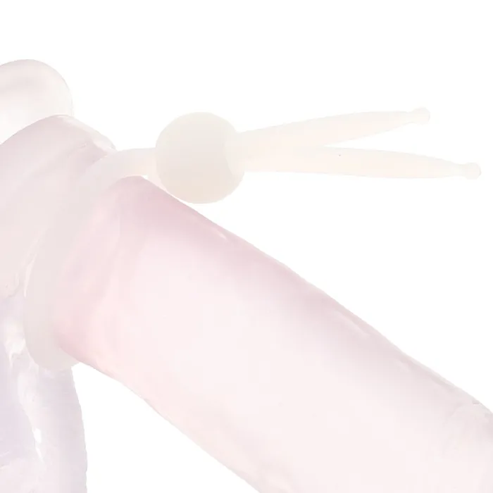 Female Sex Toys CalExotics Alpha Liquid Silicone Lasso Ring in Clear