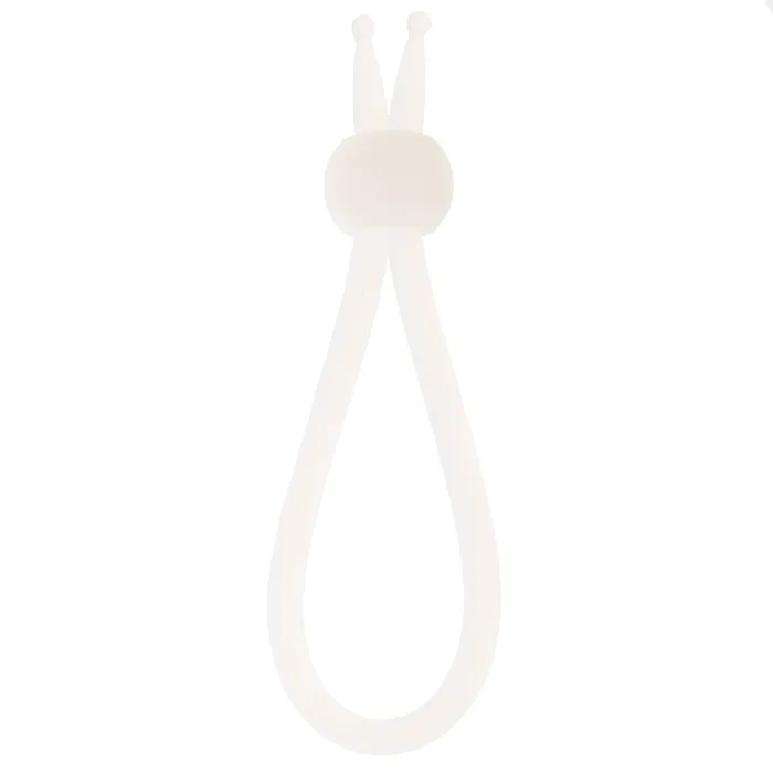 Female Sex Toys CalExotics Alpha Liquid Silicone Lasso Ring in Clear