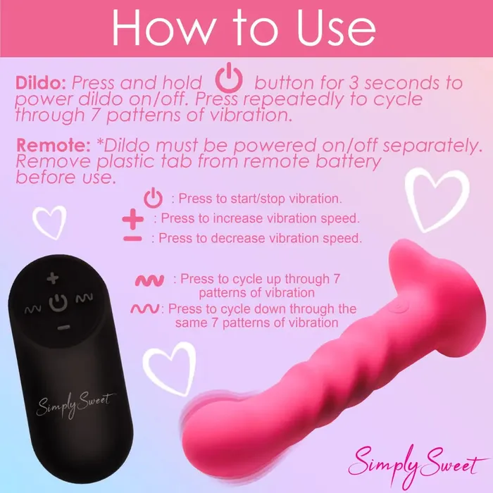 Female Sex Toys Curve Toys 21x Vibrating Ribbed Silicone Dildo