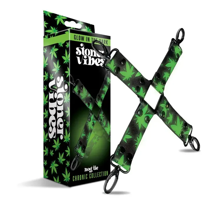 Female Sex Toys Global Novelties Stoner Vibe Chronic Collection Glow In The Dark Hogtie