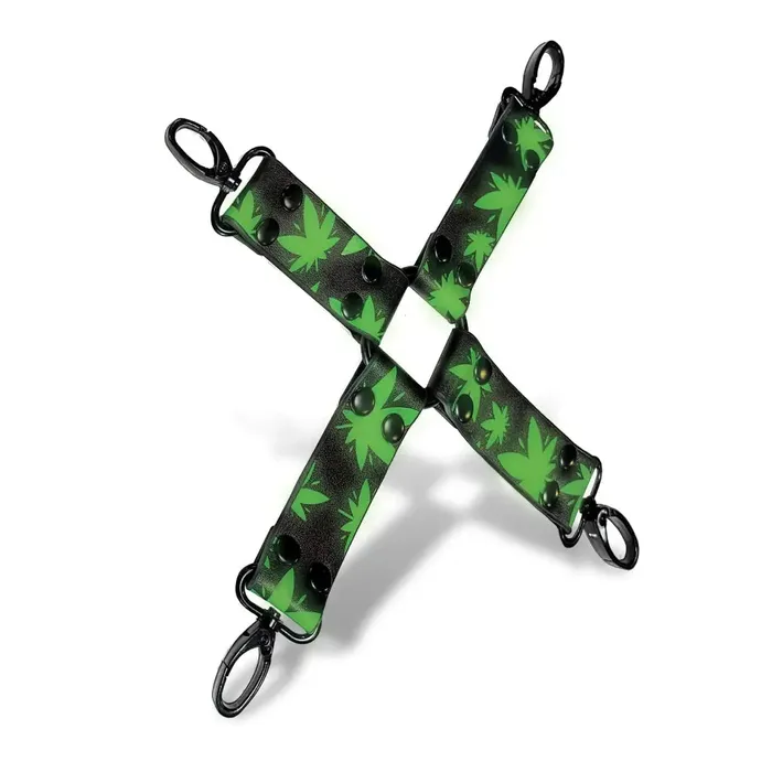 Female Sex Toys Global Novelties Stoner Vibe Chronic Collection Glow In The Dark Hogtie