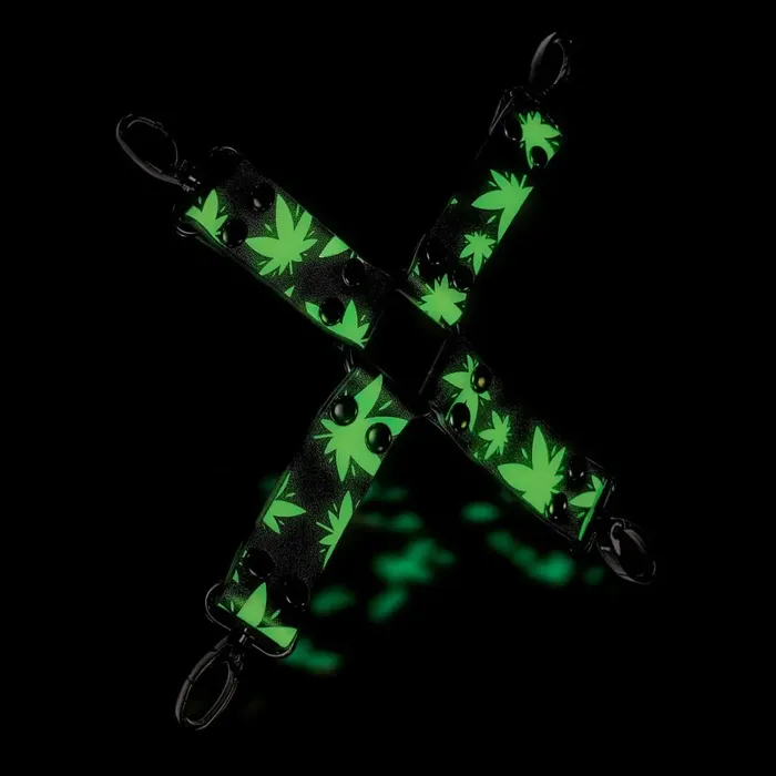 Female Sex Toys Global Novelties Stoner Vibe Chronic Collection Glow In The Dark Hogtie