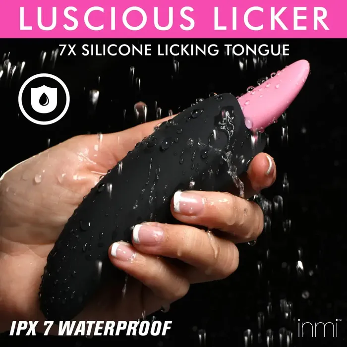 Female Sex Toys inmi Luscious Licker 7x Silicone Licking Tongue