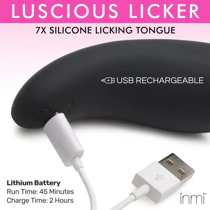 Female Sex Toys inmi Luscious Licker 7x Silicone Licking Tongue
