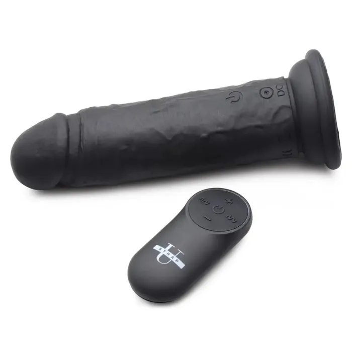 Female Sex Toys Power Player 28x Vibrating Silicone Dildo With Remote Strap U