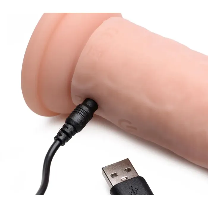 Female Sex Toys Power Player 28x Vibrating Silicone Dildo With Remote Strap U