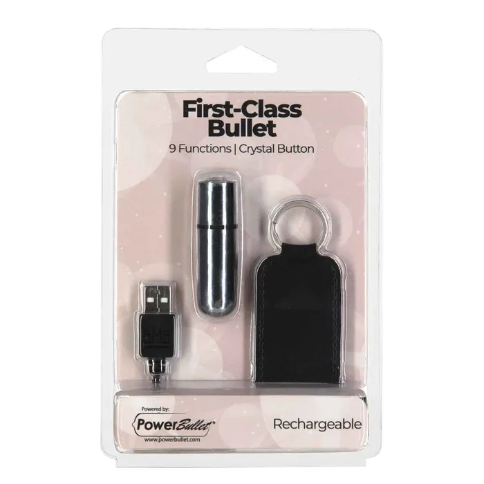 Female Sex Toys PowerBullet FirstClass Bullet 25 Bullet Vibrator with Key Chain Pouch Silver Female Sex Toys PowerBullet FirstClass Bullet 25 Bullet Vibrator with Key Chain Pouch Silver