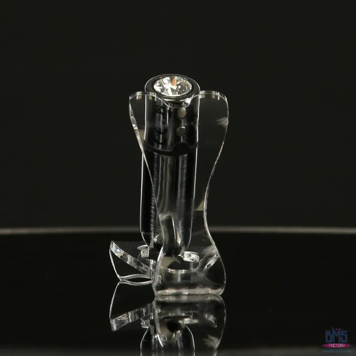 Female Sex Toys PowerBullet FirstClass Bullet 25 Bullet Vibrator with Key Chain Pouch Silver