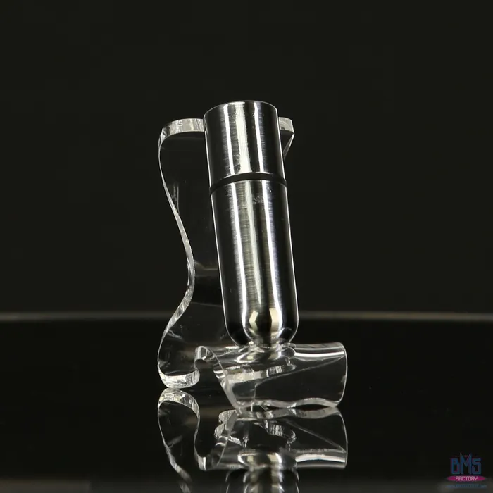 Female Sex Toys PowerBullet FirstClass Bullet 25 Bullet Vibrator with Key Chain Pouch Silver