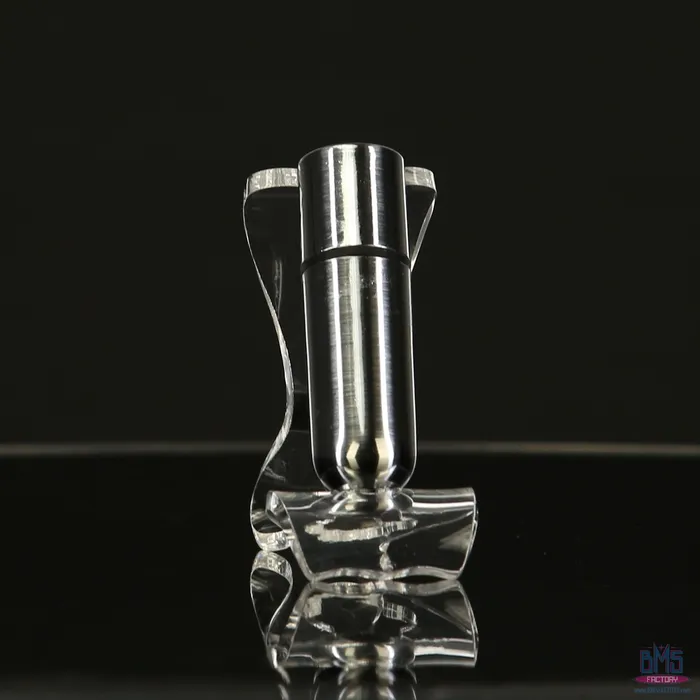 Female Sex Toys PowerBullet FirstClass Bullet 25 Bullet Vibrator with Key Chain Pouch Silver