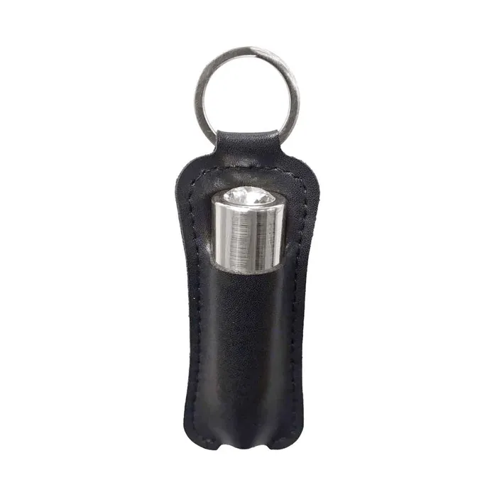 Female Sex Toys PowerBullet FirstClass Bullet 25 Bullet Vibrator with Key Chain Pouch Silver