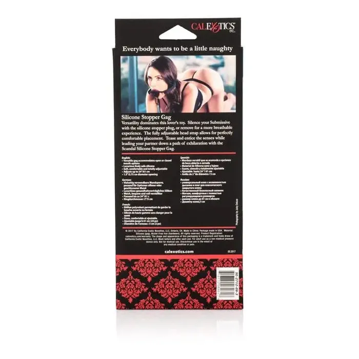 Female Sex Toys Scandal Silicone Stopper Gag CalExotics Female Sex Toys Scandal Silicone Stopper Gag CalExotics