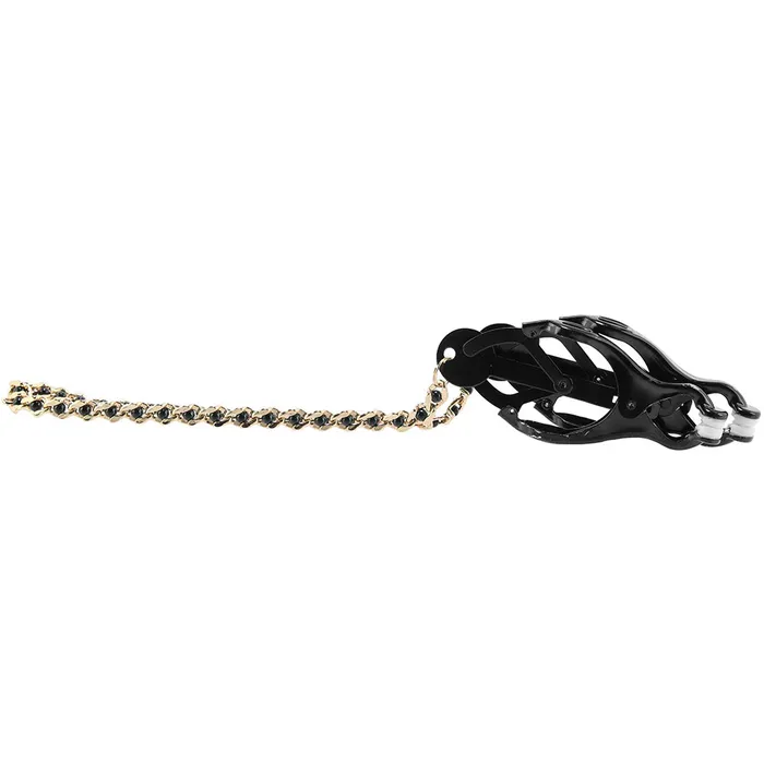 Female Sex Toys Spartacus Butterfly Nipple Clamps with Beaded Chain Female Sex Toys Spartacus Butterfly Nipple Clamps with Beaded Chain