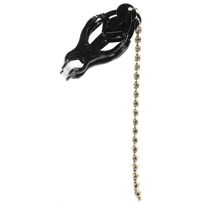 Female Sex Toys Spartacus Butterfly Nipple Clamps with Beaded Chain Female Sex Toys Spartacus Butterfly Nipple Clamps with Beaded Chain