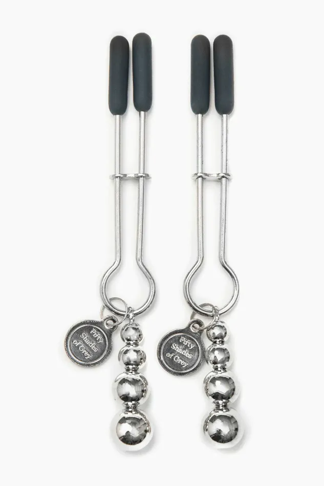 Female Sex Toys The Pinch Adjustable Nipple Clamps Fifty Shades of Grey