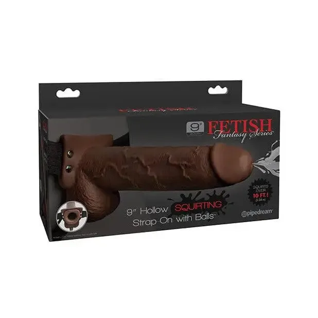 Fetish Fantasy Fetish Fantasy Hollow Squirting Strap On with Balls Female Sex Toys Fetish Fantasy Fetish Fantasy Hollow Squirting Strap On with Balls Female Sex Toys