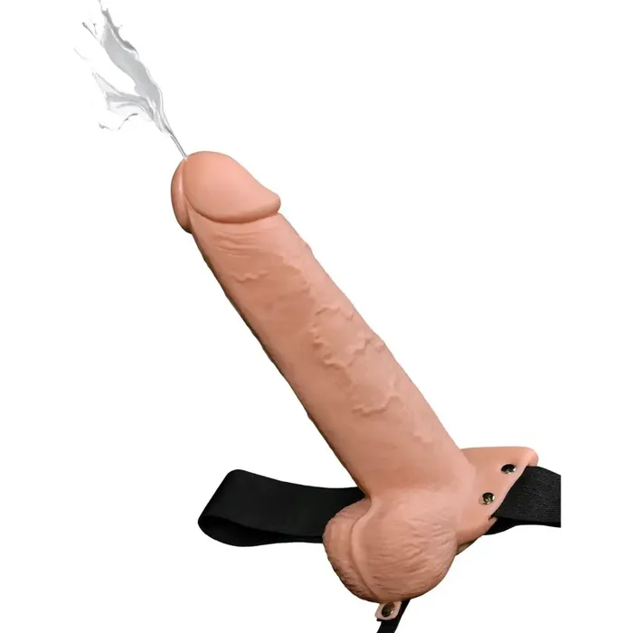 Fetish Fantasy Fetish Fantasy Hollow Squirting Strap On with Balls Female Sex Toys