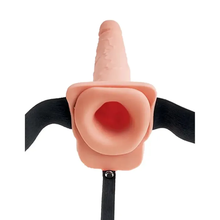 Fetish Fantasy Fetish Fantasy Hollow Squirting Strap On with Balls Female Sex Toys