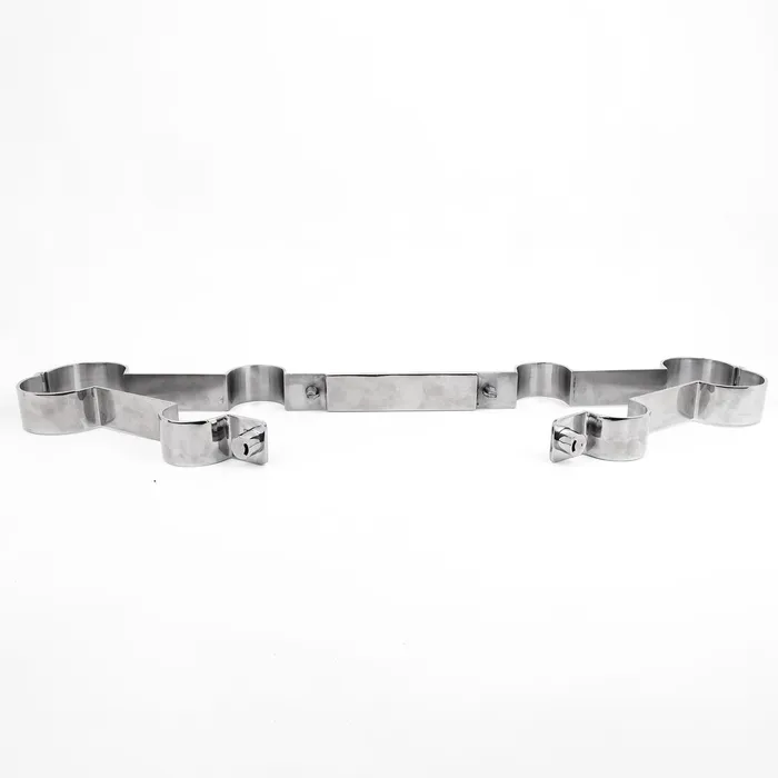 Fetters Dildos Ankle Wrist Rigid Stainless Irons Snap Shut Locks